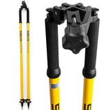 SECO 5217-40-YEL Construction Series Thumb-Release Bipod, Yellow