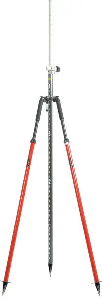 SECO 5217-50-RED Quick Lever Bipod with Thumb Release Legs – Red with pole