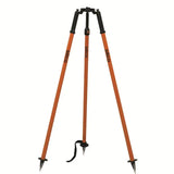 SECO 5218-02-FOR Thumb-Release Tripod for 1 to 1.5 in Poles, Flo Orange