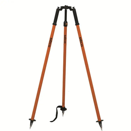 SECO 5218-02-FOR Thumb-Release Tripod for 1 to 1.5 in Poles, Flo Orange