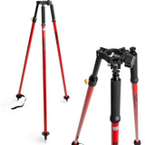 SECO 5218-40-RED Construction Series Thumb-Release Tripod, Red