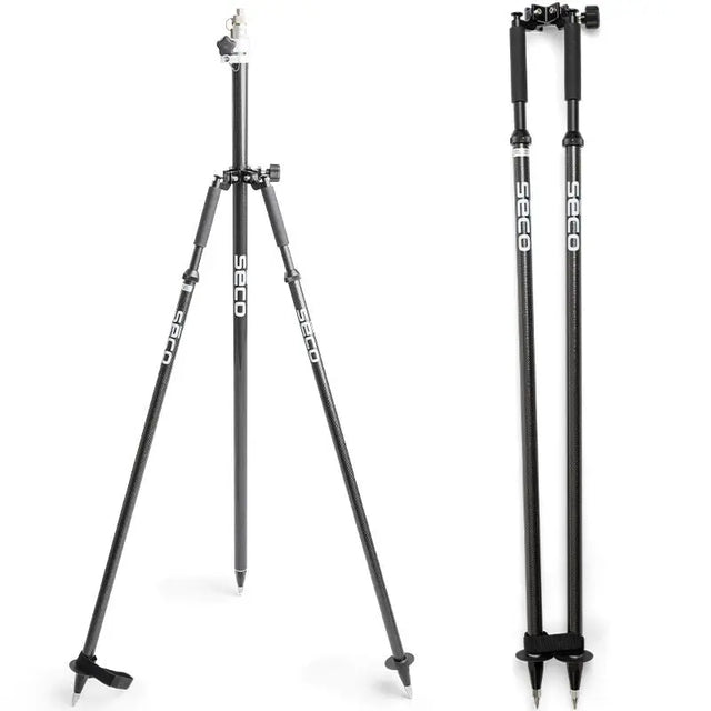 SECO 5219-03 Carbon Fiber Thumb-Release Bipod