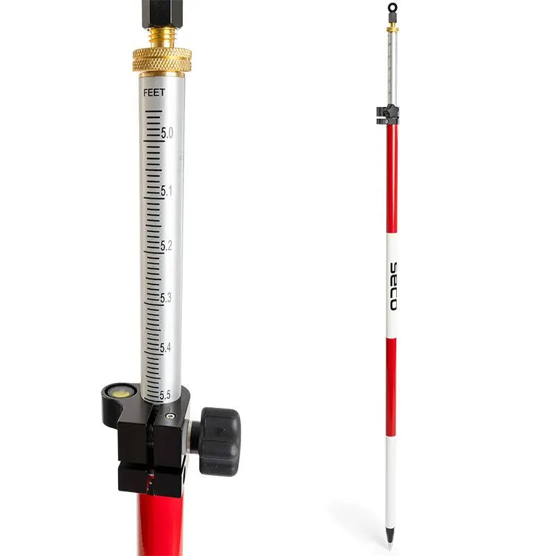 SECO 5500-11 8.5 ft TLV Prism Pole with Adjustable Tip