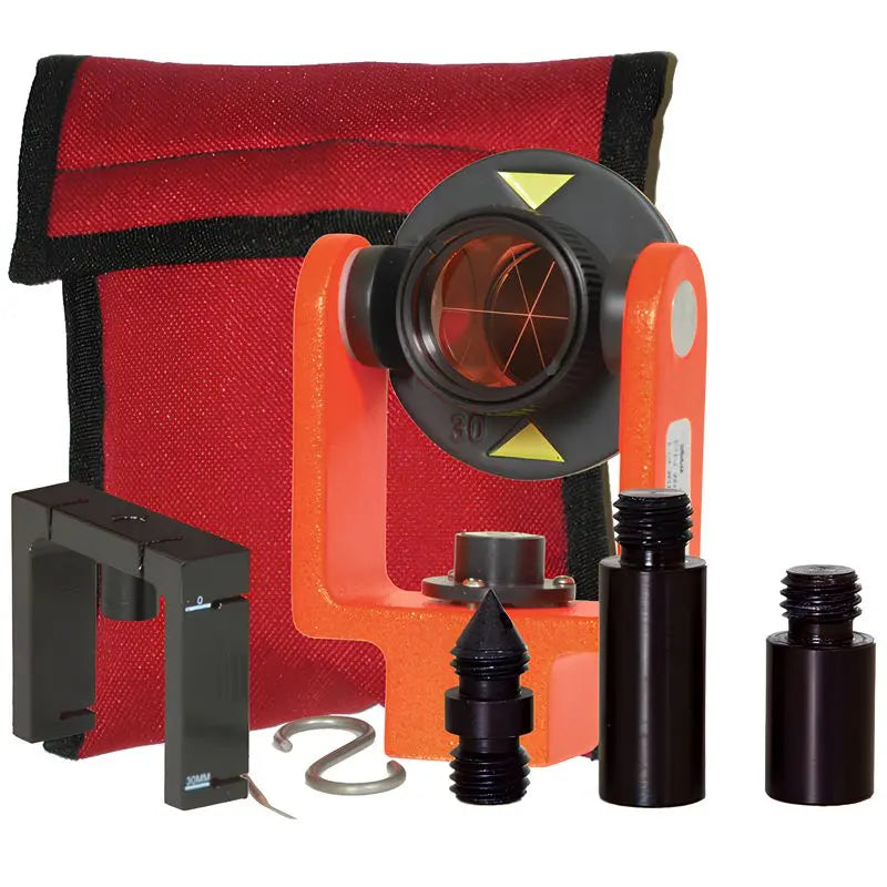 SECO 6200-10-FOR 25 mm Mini Prism System with Center Vial, Flo Orange