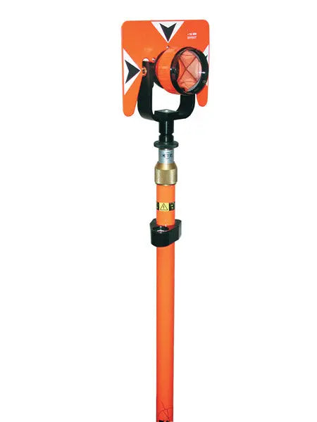 SECO 6402-10-FOB 62 mm Standard Prism Assembly with 5.5 × 7 in Target, Flo Orange, On Pole