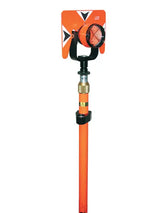SECO 6402-10-FOB 62 mm Standard Prism Assembly with 5.5 × 7 in Target, Flo Orange, On Pole