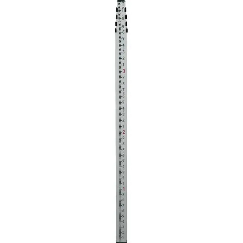 SECO 7301-50 16.4 ft Aluminum Leveling Rod - 10ths Grad Front