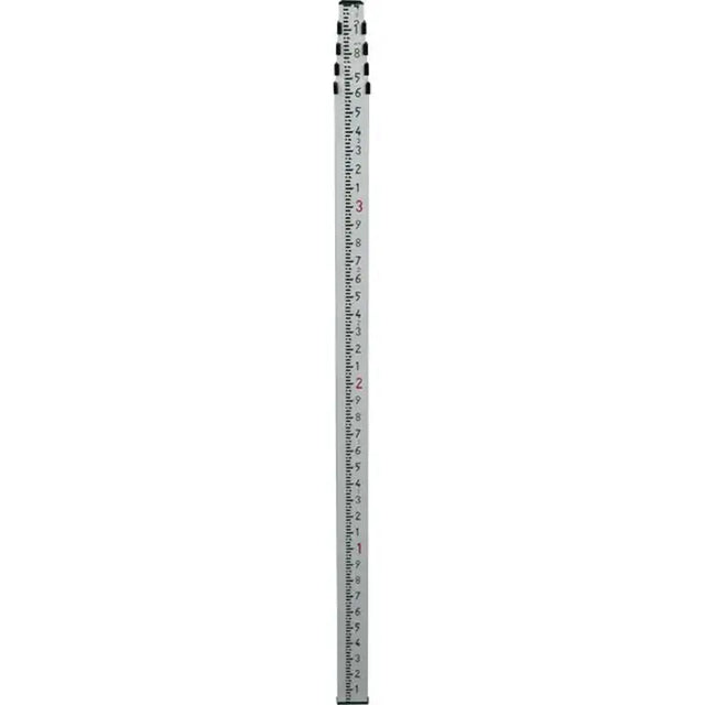 SECO 7301-50 16.4 ft Aluminum Leveling Rod - 10ths Grad Front
