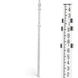 SECO 7321-50 16 ft Aluminum Leveling Rod - Inch Grad Front