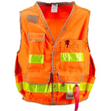SECO 8068 ANSI and ISEA Class 2 Safety Utility Vest, Orange