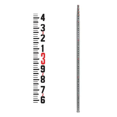 SECO 90022 25 ft Fiberglass LR-PRO Leveling Rod - 10ths