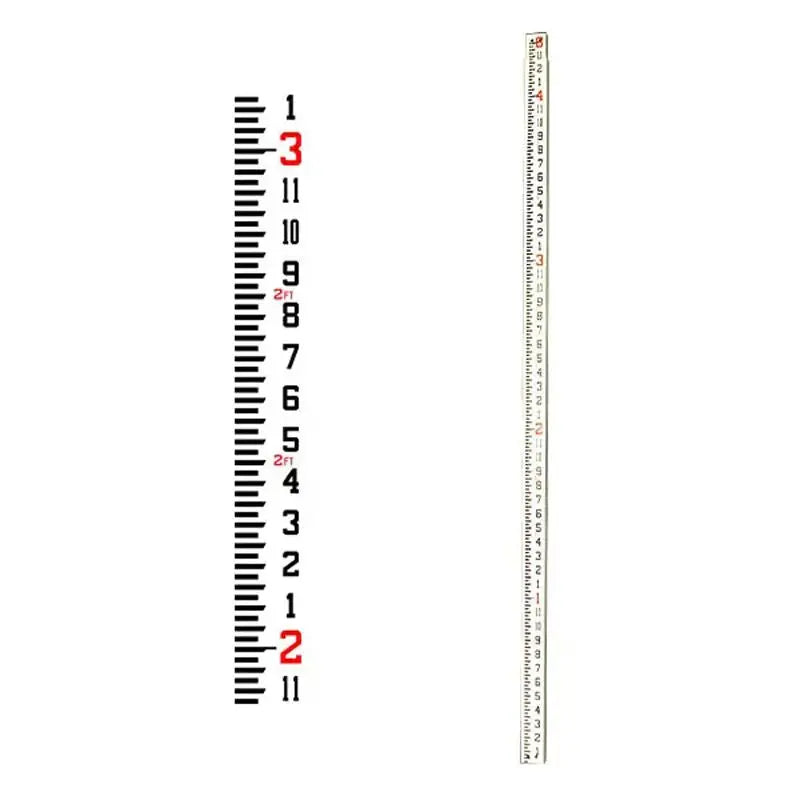 SECO 92002 Fiberglass 8 ft Rectangular CR Leveling Rod - Inches