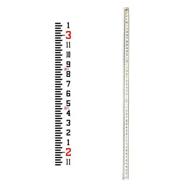 SECO 92002 Fiberglass 8 ft Rectangular CR Leveling Rod - Inches