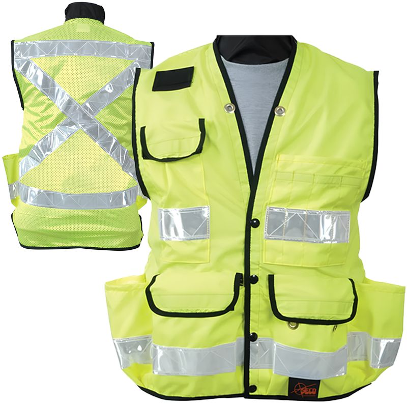 SECO 8069 Surveyor's Safety Vest | Class 2 SECO Absolute Accuracy Inc