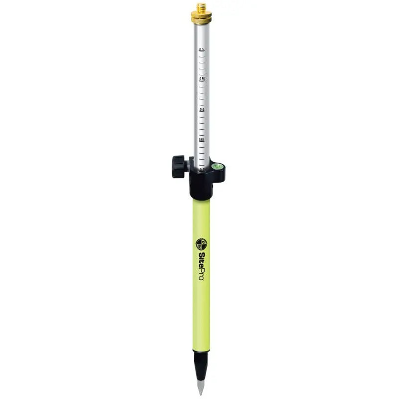 SitePro07-4027-TMA-FY 0.7m (2.3') Mini Prism Pole with Adjustable 5/8-11 Adapter, Flo-Yellow