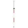 SitePro 07-4708-TMA  8'ft Twist Lock Prism Pole w/ Red/White 10ths/Metric David White SitePro Absolute Accuracy Inc