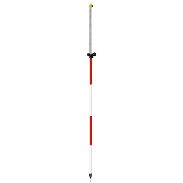 SitePro 07-4708-TMA  8'ft Twist Lock Prism Pole w/ Red/White 10ths/Metric David White SitePro Absolute Accuracy Inc