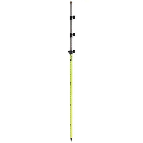  SitePro 07-4715-TMA-FY  15'ft  Twist-Lock Prism Pole with Dual Graduation & Adj. Top, Flourescent