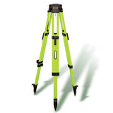 SitePro 01-VHIVIZ20-B Salamander VHIV Contractor Quick-Clamp Fiberglass Tripod, Flo-Lime