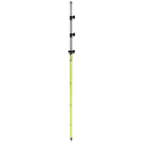 SitePro 07-4715-TMA-FY 15 ft Twist-Lock Prism Pole | 10ths & Metric