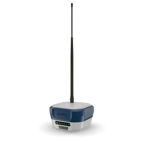 Sokkia GRX5 GNSS Receiver Front Left With Antenna