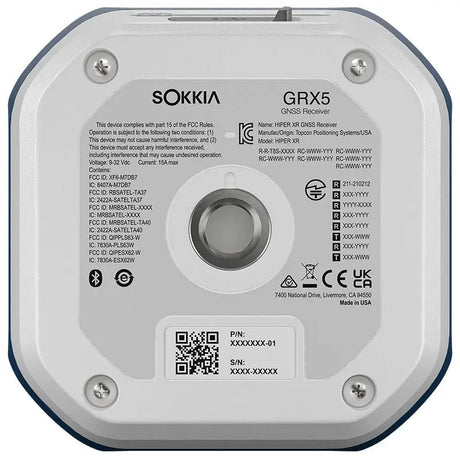 Sokkia GRX5 GNSS Receiver Underside