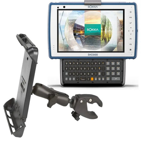 Sokkia SHC6400 Data Collector with pole bracket and keyboard