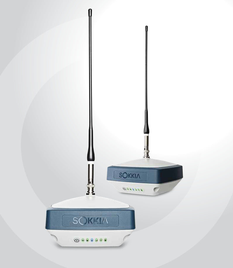 Sokkia tilt technology
 | L band ready technology
 | 226 universal tracking channels
 | Integrated 400MHz UHF and SiteComm radios