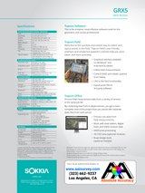 Sokkia GRX5 GNSS Receiver 1075597 Data Sheet