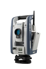 Spectra Geospatial FOCUS 50 Robotic Total Station Front Left Battery Open