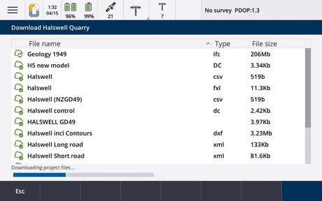 Spectra Geospatial Origin Survey Software cloud
