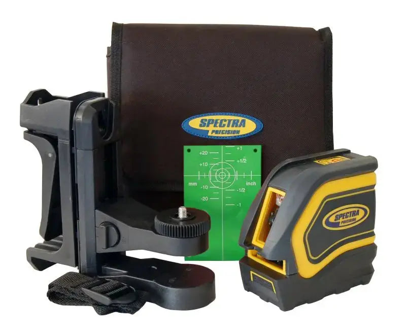 Spectra Precision LT20G Green Beam Crossline Laser Level Kit