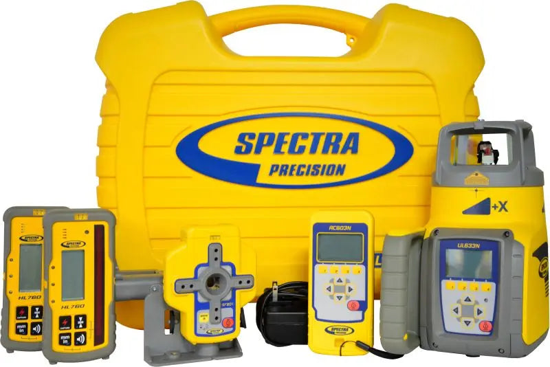 Spectra Precision UL633N Dual Grade Rotary Laser Level Kit