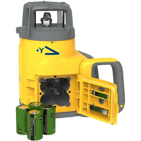 Spectra Precision UL633N Dual Grade Rotary Laser Level Left Side with Batteries