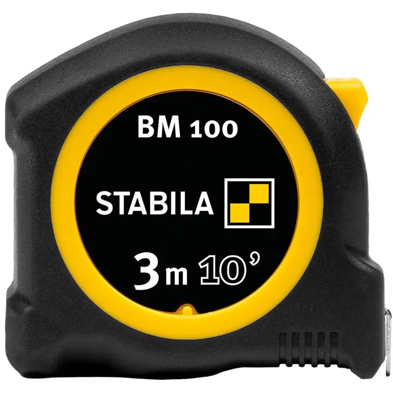 Stabila BM 100 Compact Tape Measure, 3m 10ft 30810