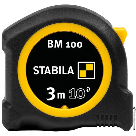 Stabila BM 100 Compact Tape Measure, 3m 10ft 30810