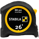 Stabila BM 300 Heavy-Duty Tape Measure 26ft 30526