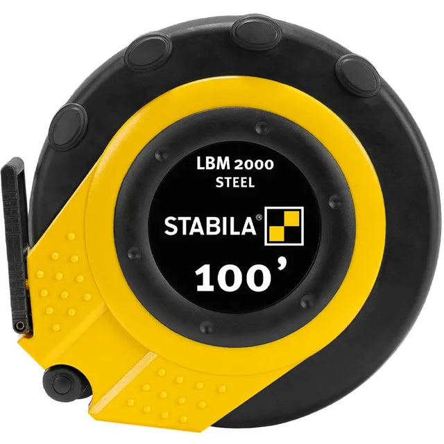 Stabila LBM 2000 Closed-Case Steel Tape 100ft Imperial 30955