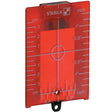 Stabila Red Magnetic Laser Target Plate 07474
