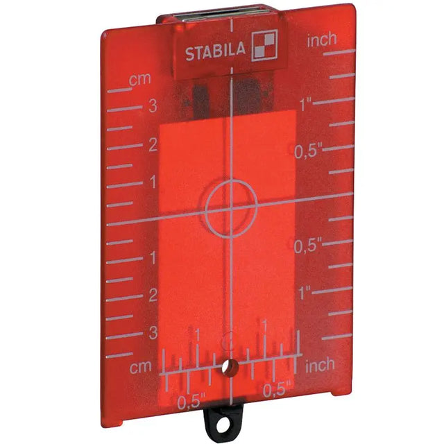 Stabila Red Magnetic Laser Target Plate 07474