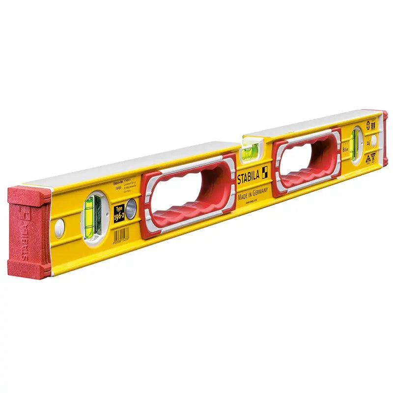 Stabila Type 196 Heavy-Duty Spirit Level 24in 37424