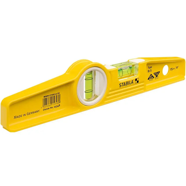Stabila Type 81 Die-Cast Torpedo Level 10in 25010