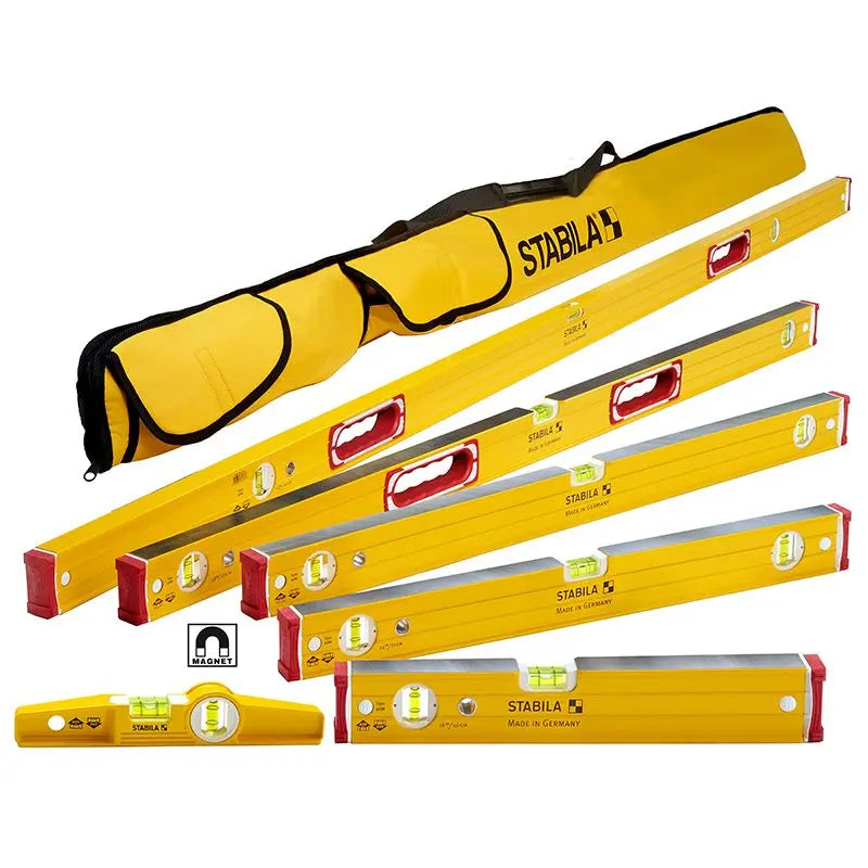 Stabila Type 96 M Magnetic 6-Level Set with Case 78396