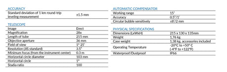 Stonex A30 Automatic Level 28x Stonex Absolute Accuracy Inc