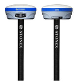 Stonex S900 GNSS Receiver B10+150203 Front and Back on Pole
