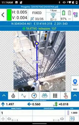 Stonex S950 GNSS Receiver Point Stakeout Application