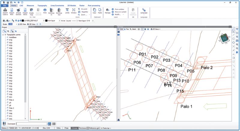 Stonex Cube-manager Office Software 40-4505XX CAD Example