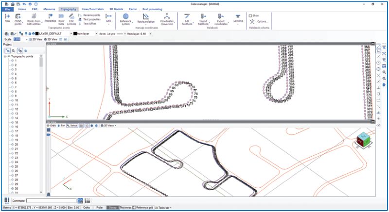 Stonex Cube-manager Office Software 40-4505XX Example