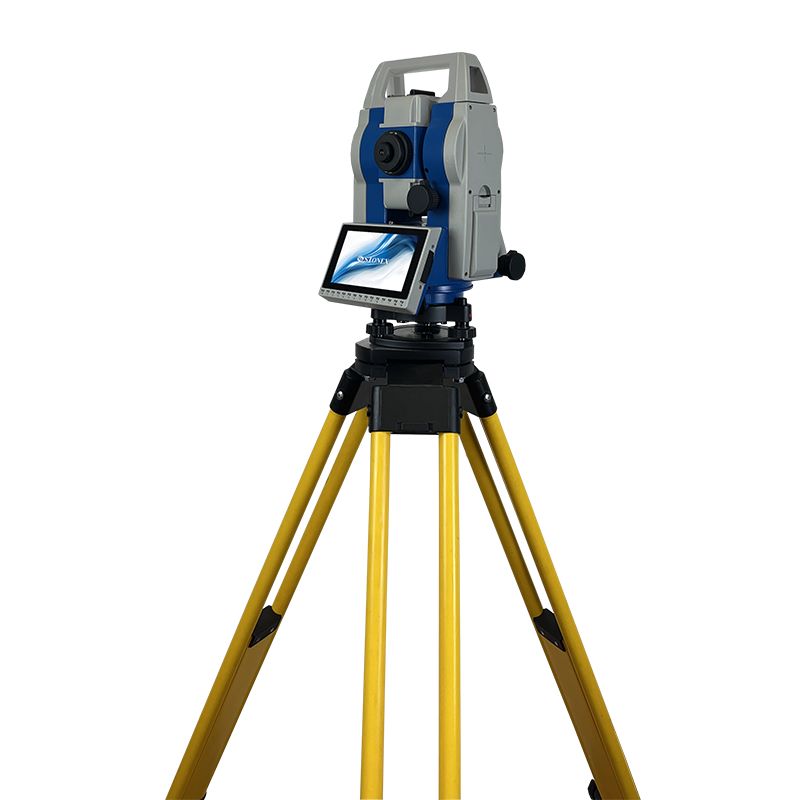 Stonex R60 Manual Total Station 1 and 2 seconds accuracy B20-220201 Left Side On Tripod