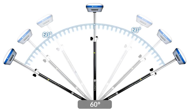 Stonex S900 Plus GNSS Receiver B10+150214 Tilt Compensation